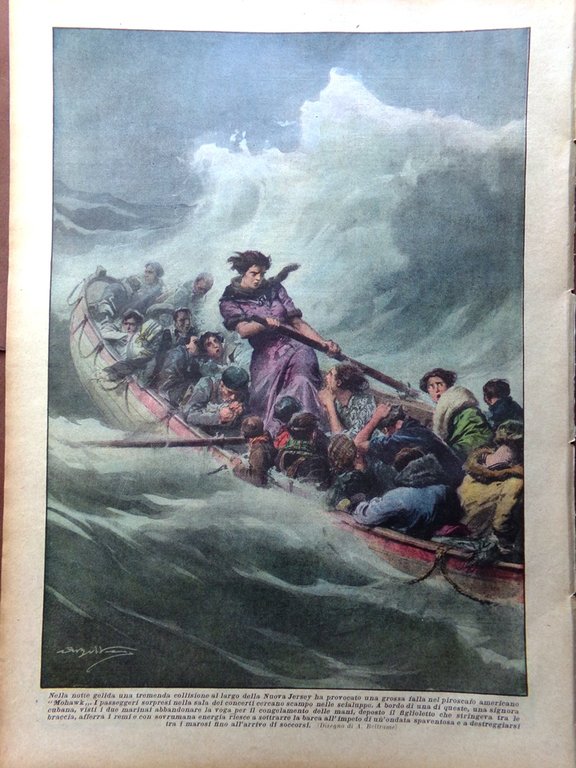 La Domenica del Corriere 10 Febbraio 1935 Littoriali Neve Massaua …