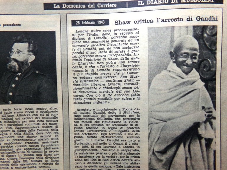 La Domenica del Corriere 10 Gennaio 1965 Diario Mussolini Saragat … | Immagine Gallery 4