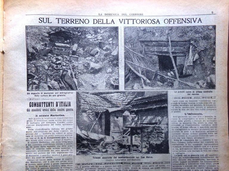 La Domenica del Corriere 10 Giugno 1917 WW1 Milano De …