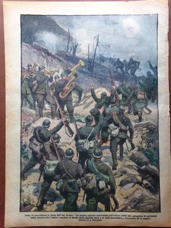 La Domenica del Corriere 10 Giugno 1917 WW1 Milano De …