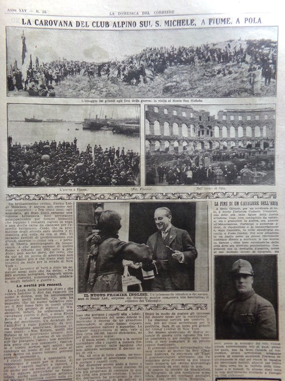 La Domenica del Corriere 10 Giugno 1923 Radio Circuito Tortona …