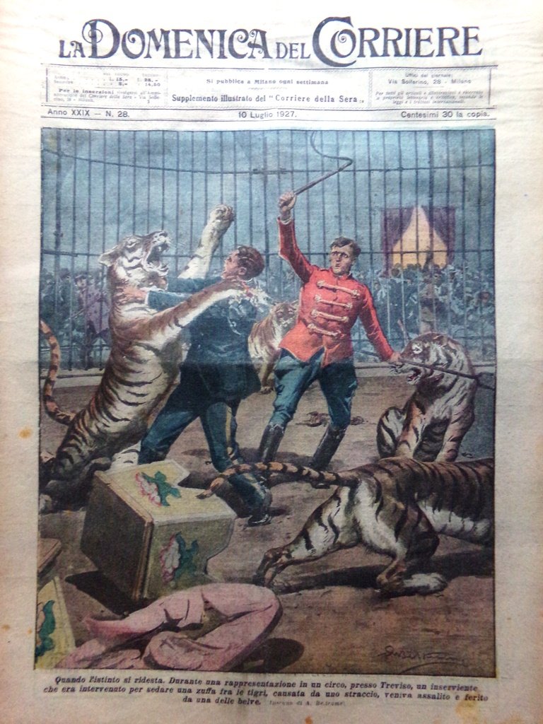 La Domenica del Corriere 10 Luglio 1927 Maya De Pinedo …