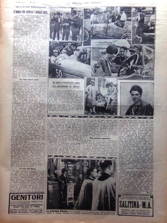 La Domenica del Corriere 10 Luglio 1927 Maya De Pinedo …