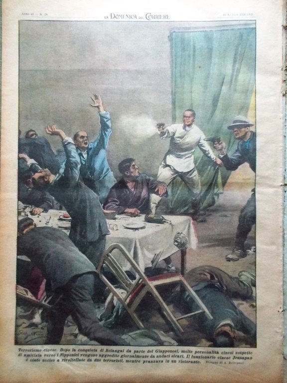 La Domenica del Corriere 10 Luglio 1938 Duce Calciatori Shangai … | Immagine Gallery 3