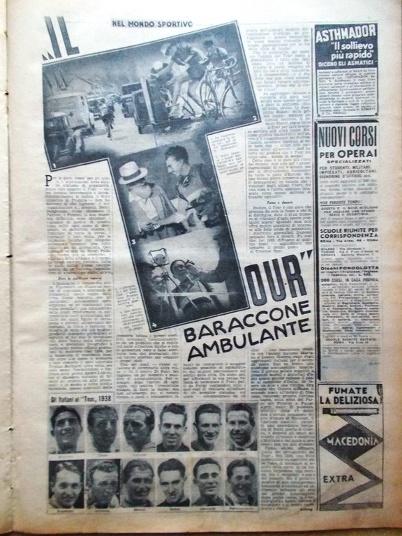 La Domenica del Corriere 10 Luglio 1938 Duce Calciatori Shangai … | Immagine Gallery 4
