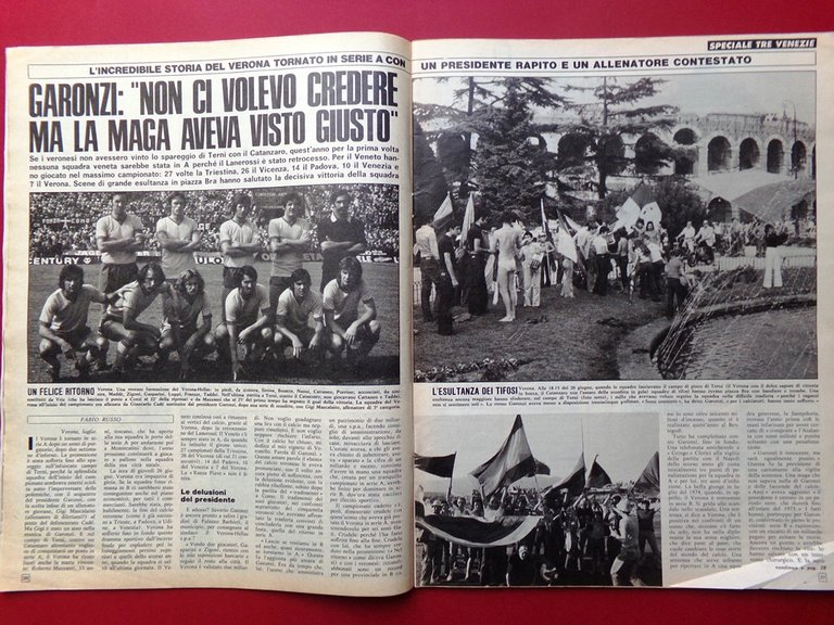 La Domenica del Corriere 10 Luglio 1975 Gandhi Gheddafi Benetton …