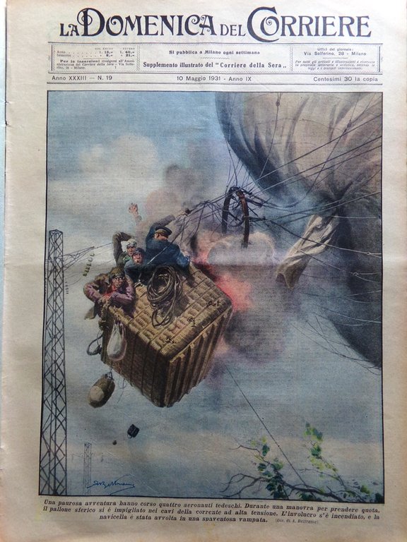 La Domenica del Corriere 10 Maggio 1931 Russia Corfù Astri … | Immagine Gallery 1