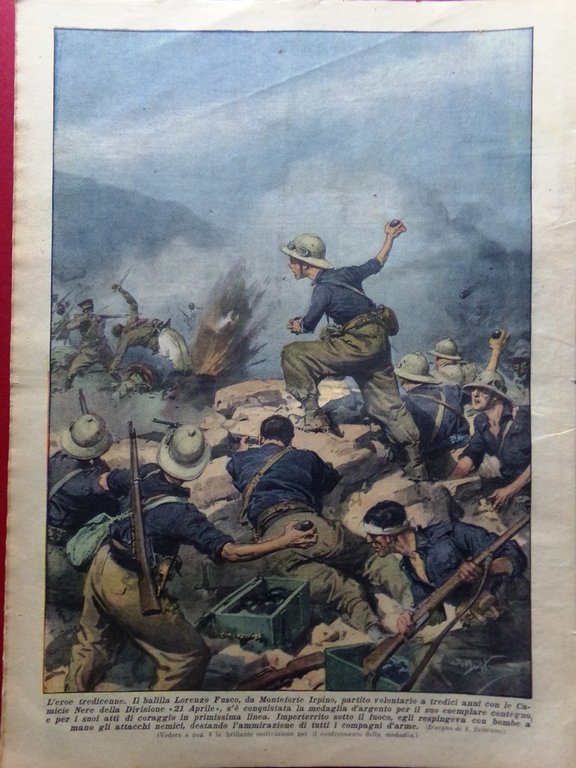 La Domenica del Corriere 10 Maggio 1936 Addis Abeba Lorenzo …