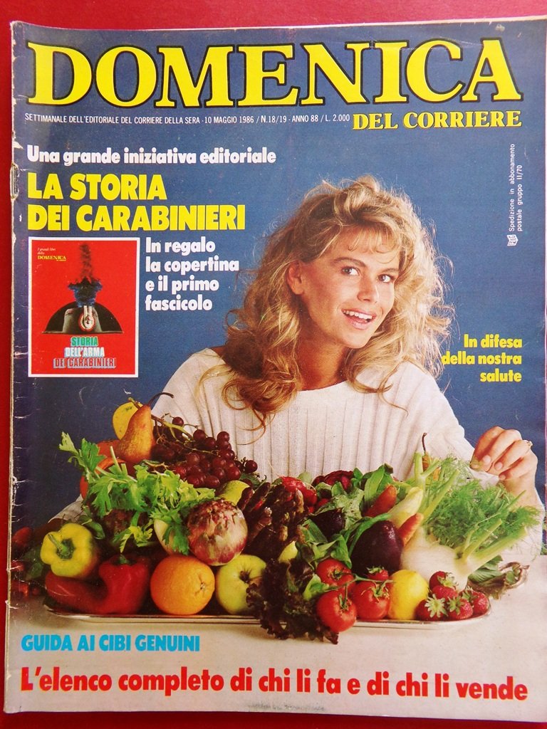 La Domenica del Corriere 10 Maggio 1986 Al Capone Carabinieri …
