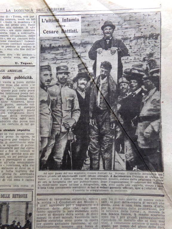 La Domenica del Corriere 10 Marzo 1918 WW1 Bombe Padova …