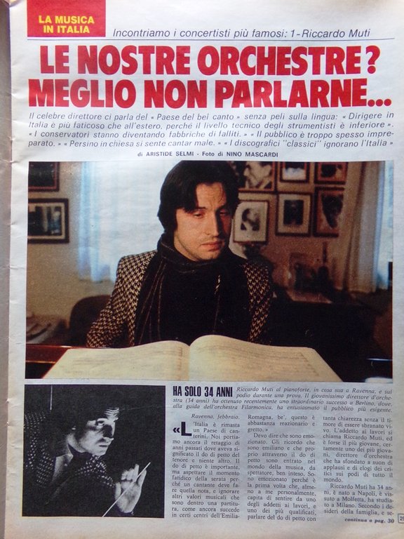 La Domenica del Corriere 10 Marzo 1977 Boris Giuliano Muti … | Immagine Gallery 3