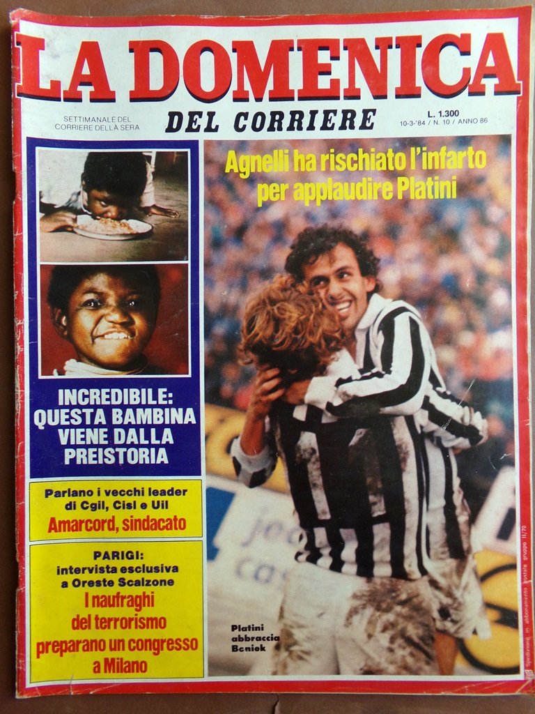 La Domenica del Corriere 10 Marzo 1984 Platini David Vetter …