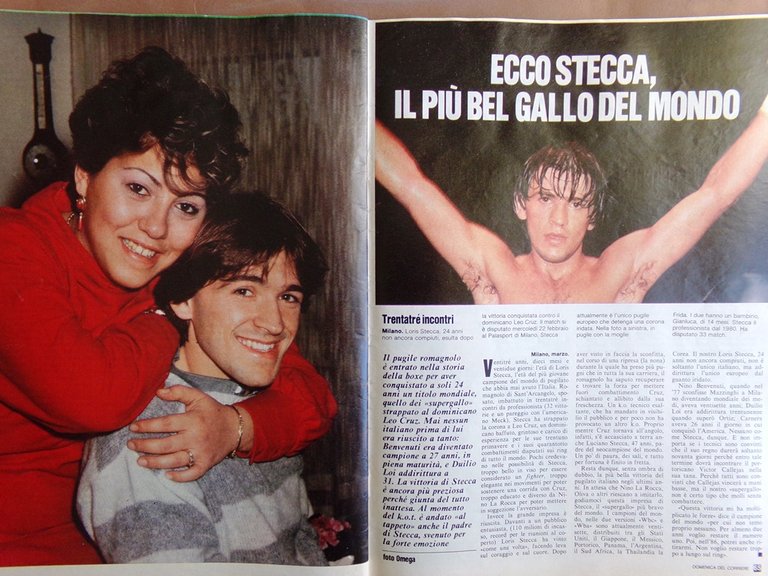 La Domenica del Corriere 10 Marzo 1984 Platini David Vetter …