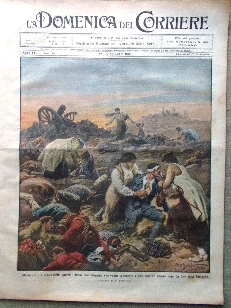 La Domenica del Corriere 10 Novembre 1912 Pozzuoli Sylva Slesia …