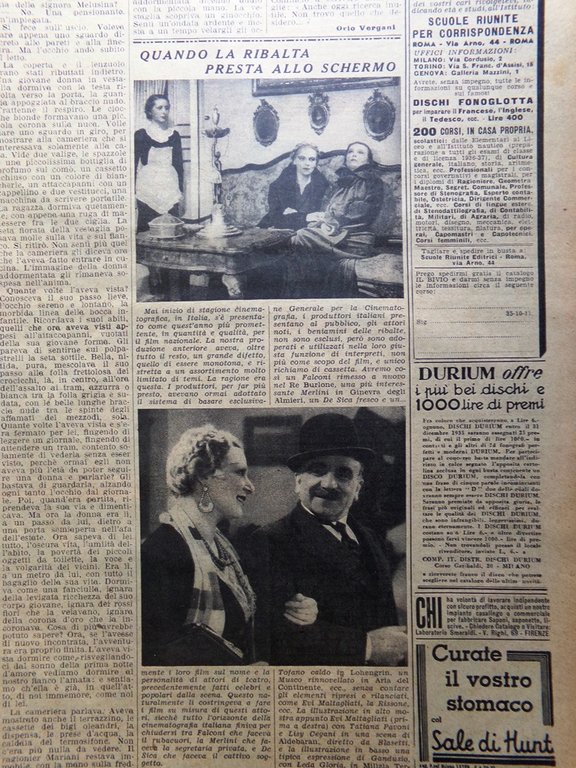 La Domenica del Corriere 10 Novembre 1935 Africa Orientale Cinema …