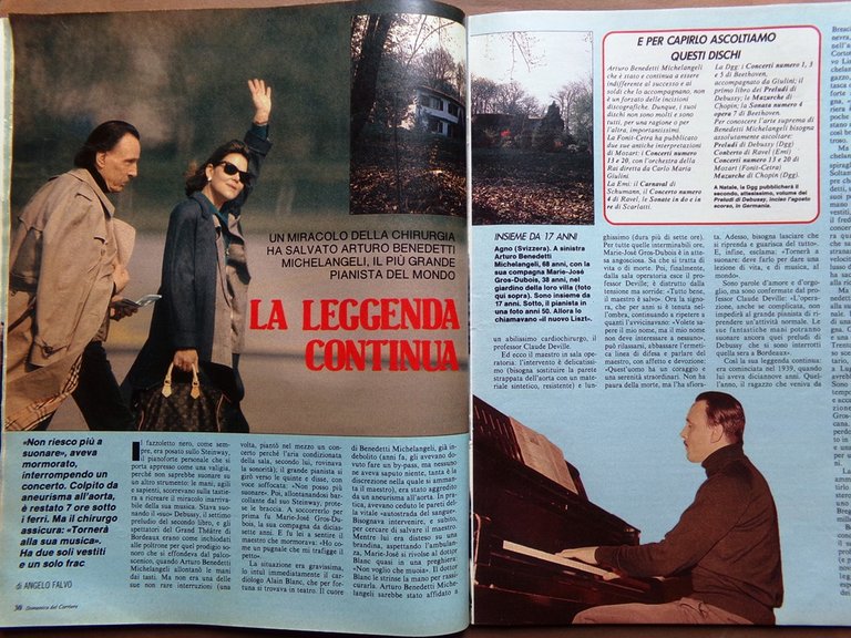 La Domenica del Corriere 10 Novembre 1988 Aprilia Mina Padre …