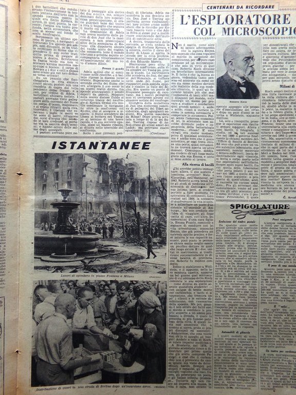 La Domenica del Corriere 10 Ottobre 1943 WW2 Ordigni Bellici …