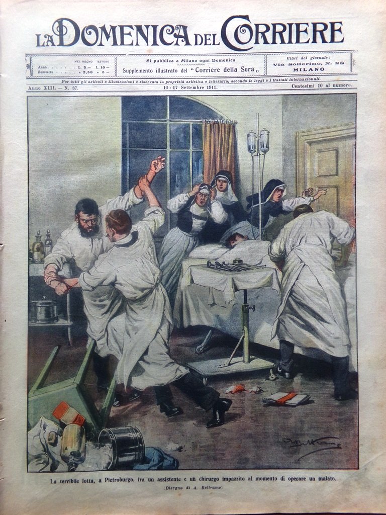 La Domenica del Corriere 10 Settembre 1911 Pomerania Fiera Lipsia …