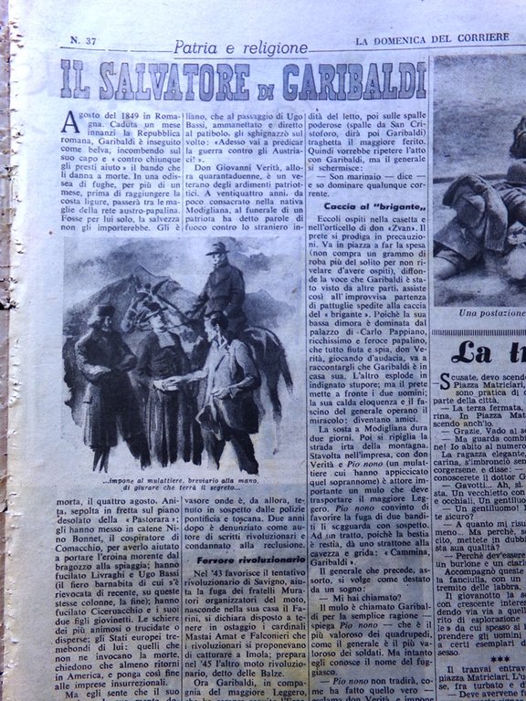 La Domenica del Corriere 10 Settembre 1944 WW2 Campo India …