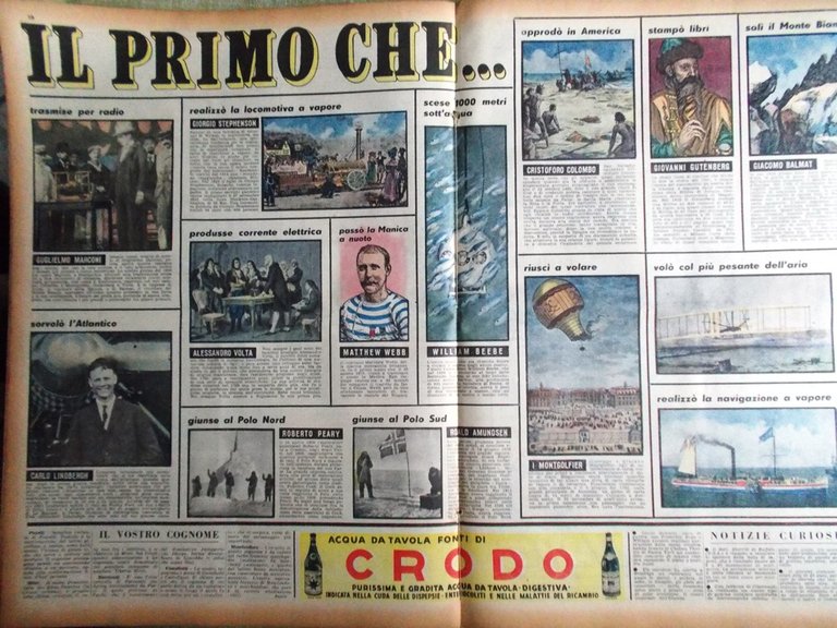 La Domenica del Corriere 10 Settembre 1950 Orllie Farina Arras …