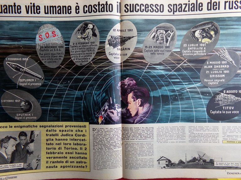 La Domenica del Corriere 10 Settembre 1961 Tragedia Monte Bianco …