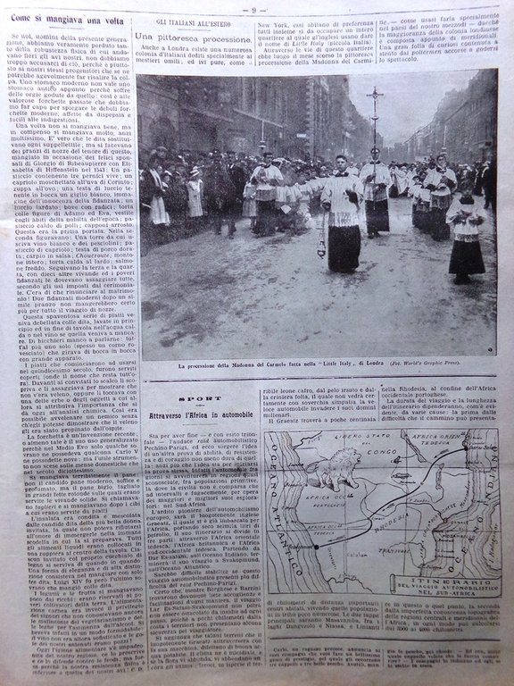 La Domenica del Corriere 11 Agosto 1907 Pechino Parigi Villari …