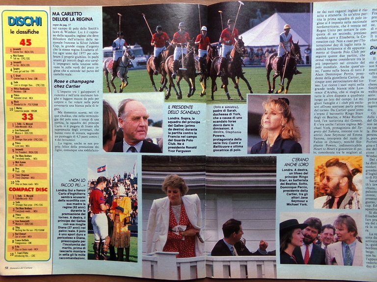 La Domenica del Corriere 11 Agosto 1988 Oxa Gancia Taormina …