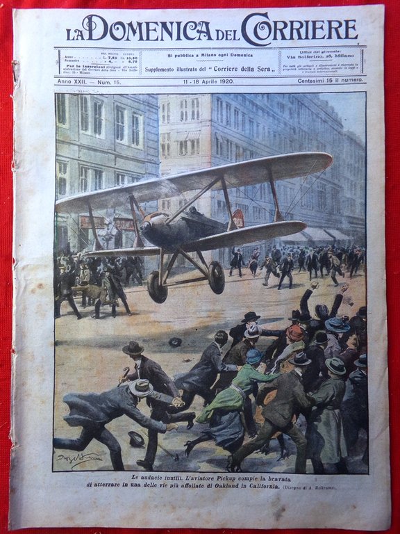 La Domenica del Corriere 11 Aprile 1920 Girardengo Miklos Horthy … | Immagine Gallery 1