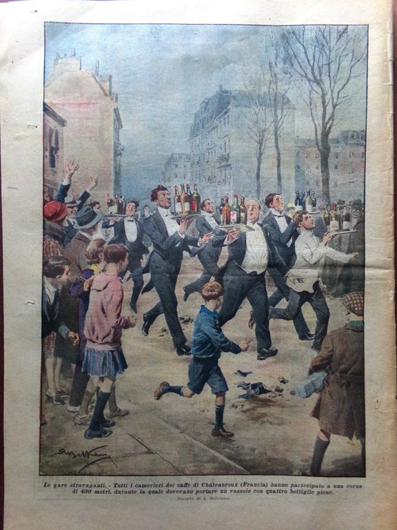 La Domenica del Corriere 11 Aprile 1926 Vesuvio Fasci Regia …