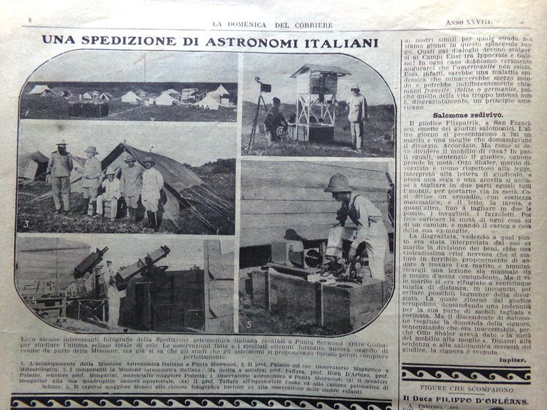 La Domenica del Corriere 11 Aprile 1926 Vesuvio Fasci Regia …