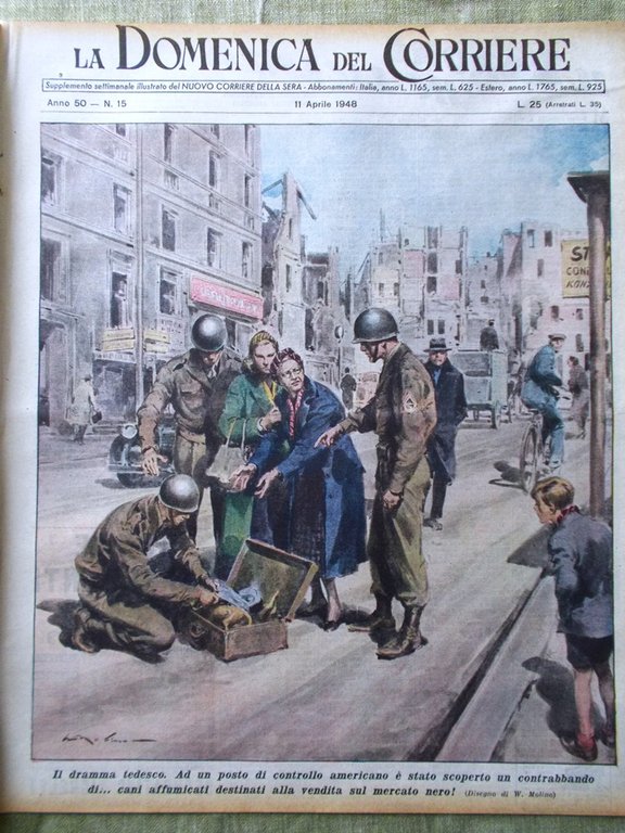 La Domenica del Corriere 11 Aprile 1948 Levitazione Fausto Coppi … | Immagine Gallery 1