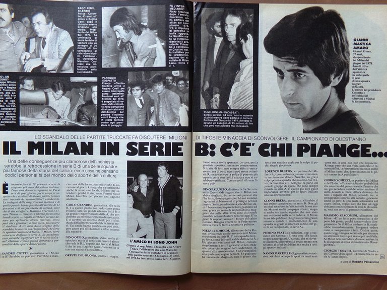 La Domenica del Corriere 11 Aprile 1980 Milan Macario Berlusconi …