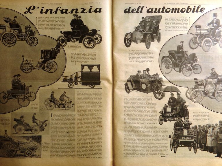 La Domenica del Corriere 11 Dicembre 1932 Spiriti Telescopi Automobile …