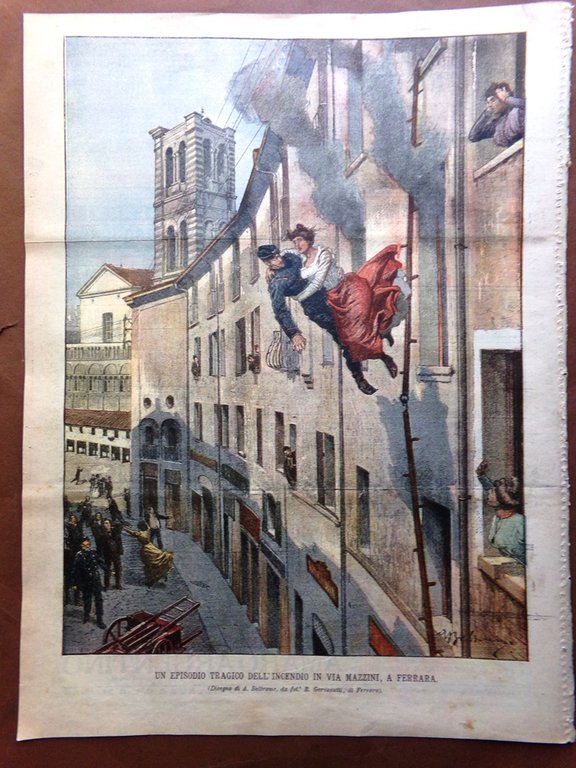 La Domenica del Corriere 11 Febbraio 1900 Rivolta Cina Carl …