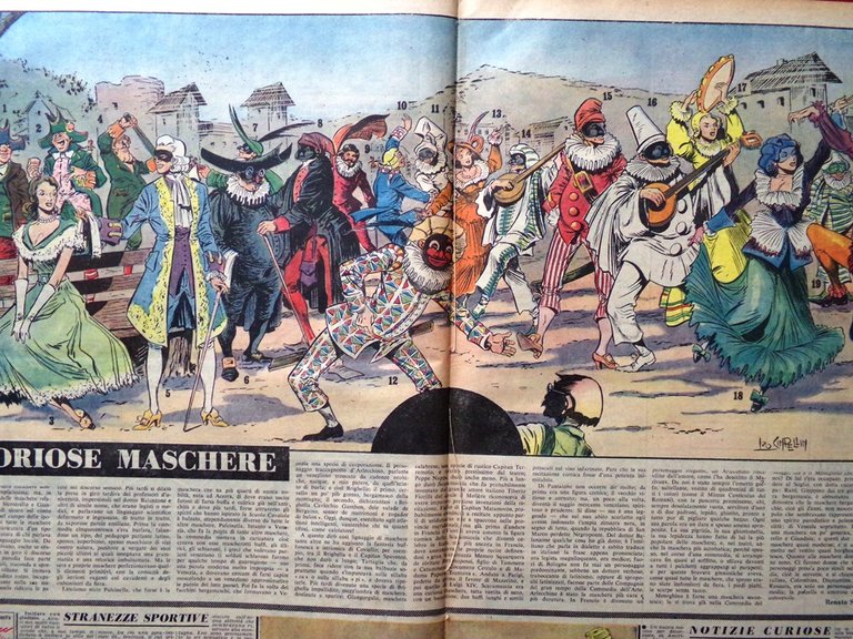 La Domenica del Corriere 11 Febbraio 1951 Atomica in Nevada …