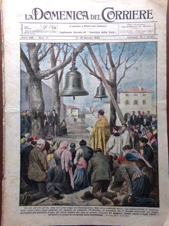 La Domenica del Corriere 11 Gennaio 1920 Westphalia Porto Milano … | Immagine Gallery 1