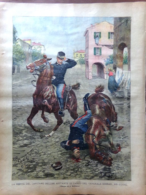 La Domenica del Corriere 11 Giugno 1899 Magenta Polo Nord …