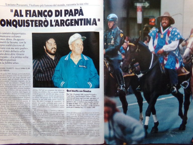 La Domenica del Corriere 11 Giugno 1987 Padre Pio Pavarotti …