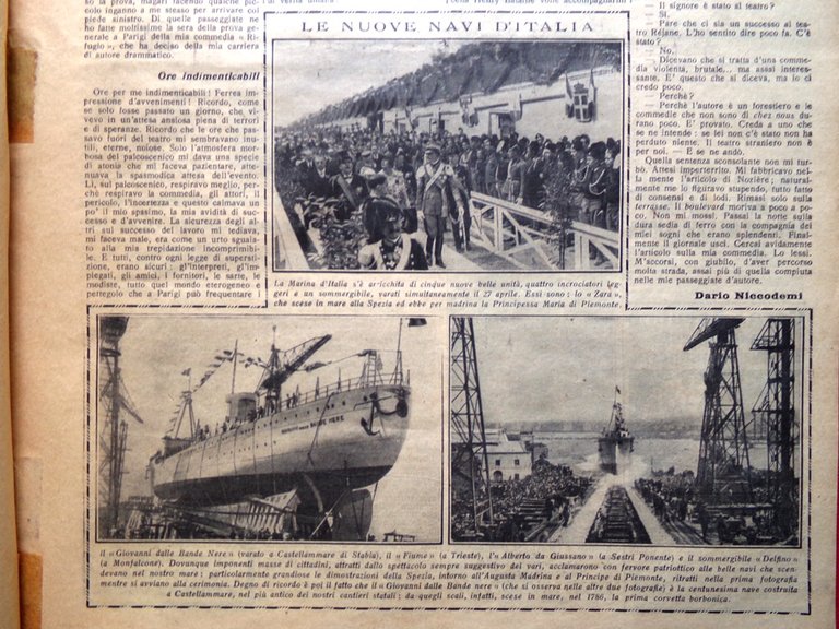 La Domenica del Corriere 11 Maggio 1930 Rivolta India Sciagura …