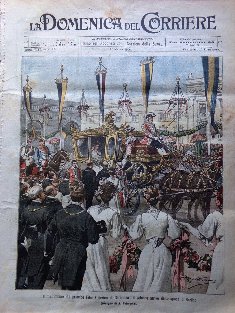 La Domenica del Corriere 11 Marzo 1906 Marocco Pigmei Ruwenzori …