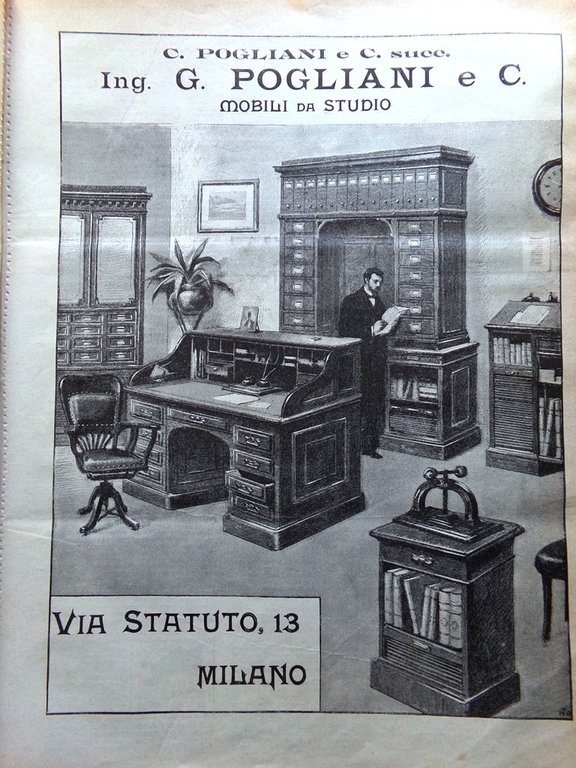 La Domenica del Corriere 11 Novembre 1900 Scontro Conegliano Bazzaro …