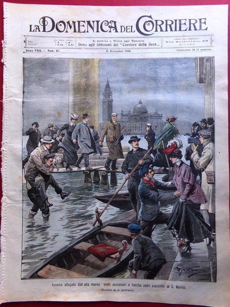 La Domenica del Corriere 11 Novembre 1906 Tantalio Gorki Rakoczy … | Immagine principale