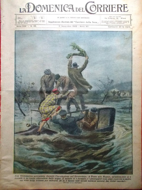 La Domenica del Corriere 11 Novembre 1928 Dolores Del Rio … | Immagine Gallery 1