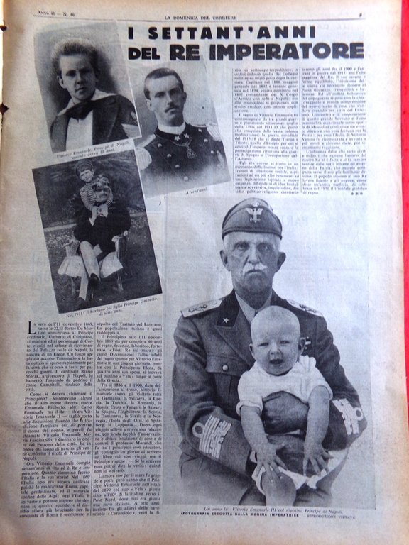 La Domenica del Corriere 11 Novembre 1939 WW2 Comune Pomezia …