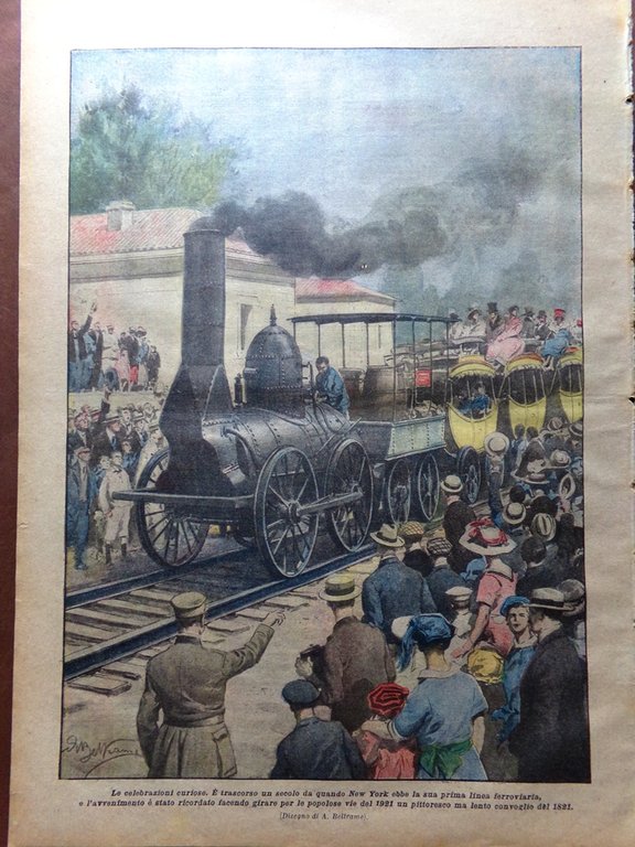 La Domenica del Corriere 11 Settembre 1921 Guerra Marocco Colajanni …