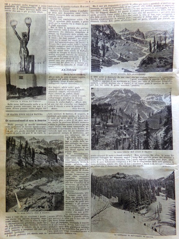 La Domenica del Corriere 12 Agosto 1906 Incendio Esposizione Milano …