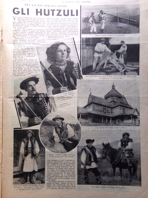 La Domenica del Corriere 12 Agosto 1934 Dollfuss Marconi Hutsuli …