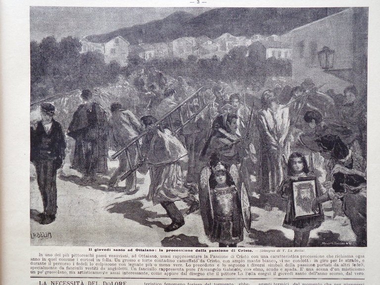 La Domenica del Corriere 12 Aprile 1903 Ottaiano Santos-Dumont Congresso …