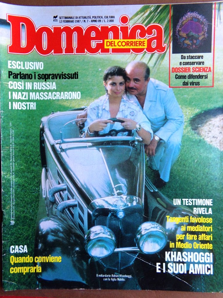 La Domenica del Corriere 12 Febbraio 1987 Vanunu Di Stefano …