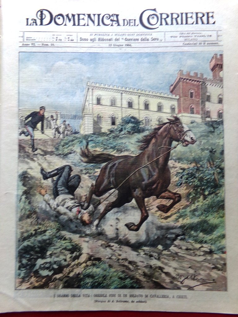 La Domenica del Corriere 12 Giugno 1904 Saint Louis Latte … | Immagine principale